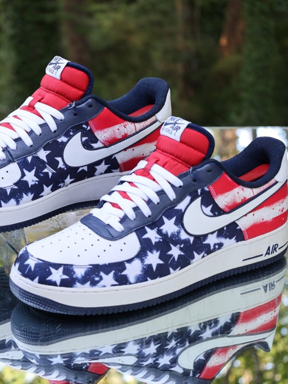 Nike Air Force 1 Low Independence Day Custom Size 15 - Picture 14 of 15